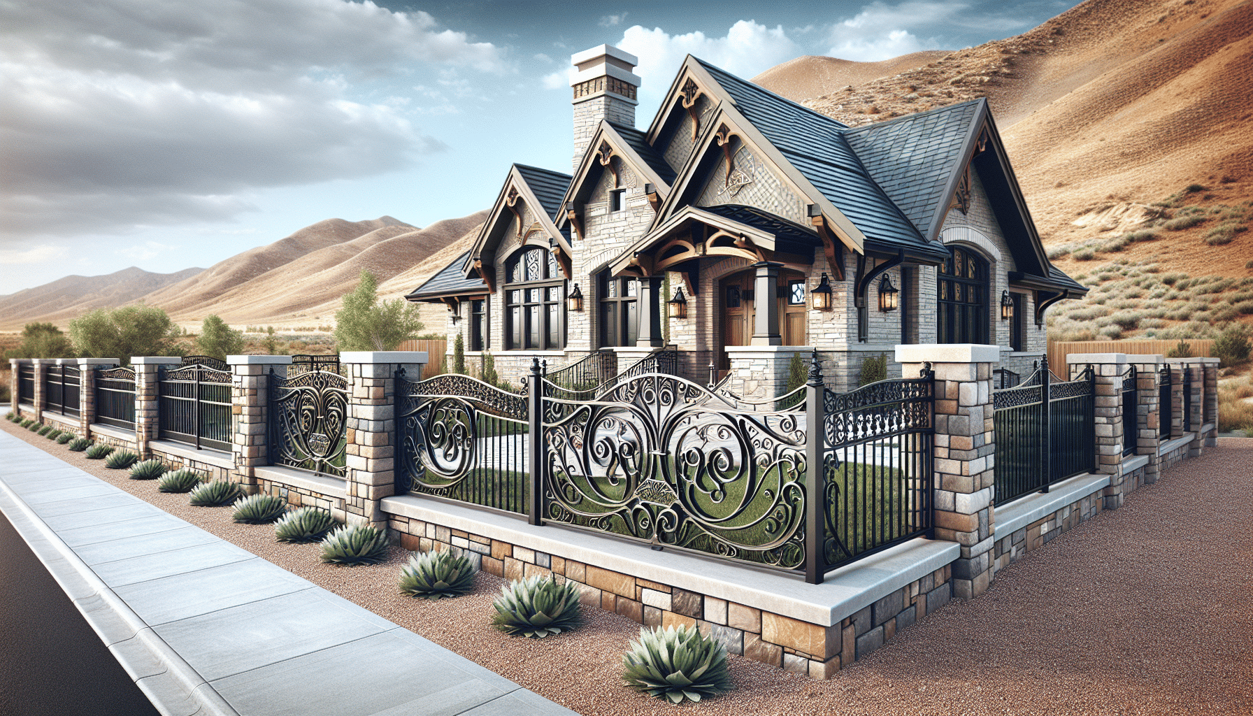 You are currently viewing The Ultimate Guide to Stunning Wrought Iron Fence Designs