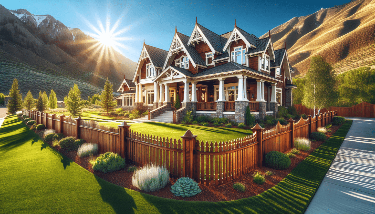 "How to Enhance Your Home's Curb Appeal with a Wood Picket Fence ...